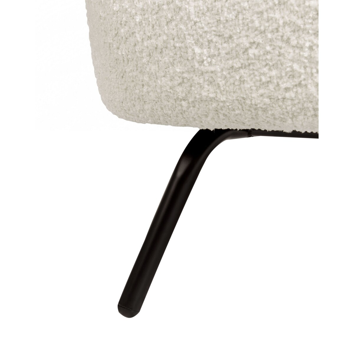 Boucle Fotel Kremowy MAKELA