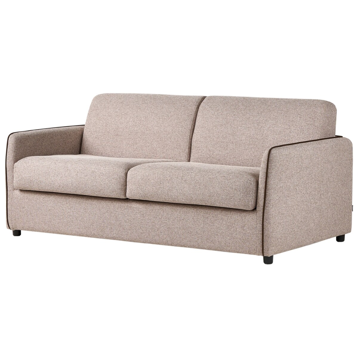 Sofa rozkładana dla 2 osób ISHOJ Jasnobrązowy