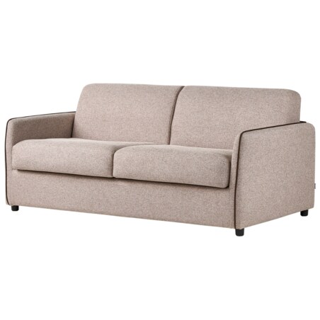 Sofa rozkładana dla 2 osób ISHOJ Jasnobrązowy