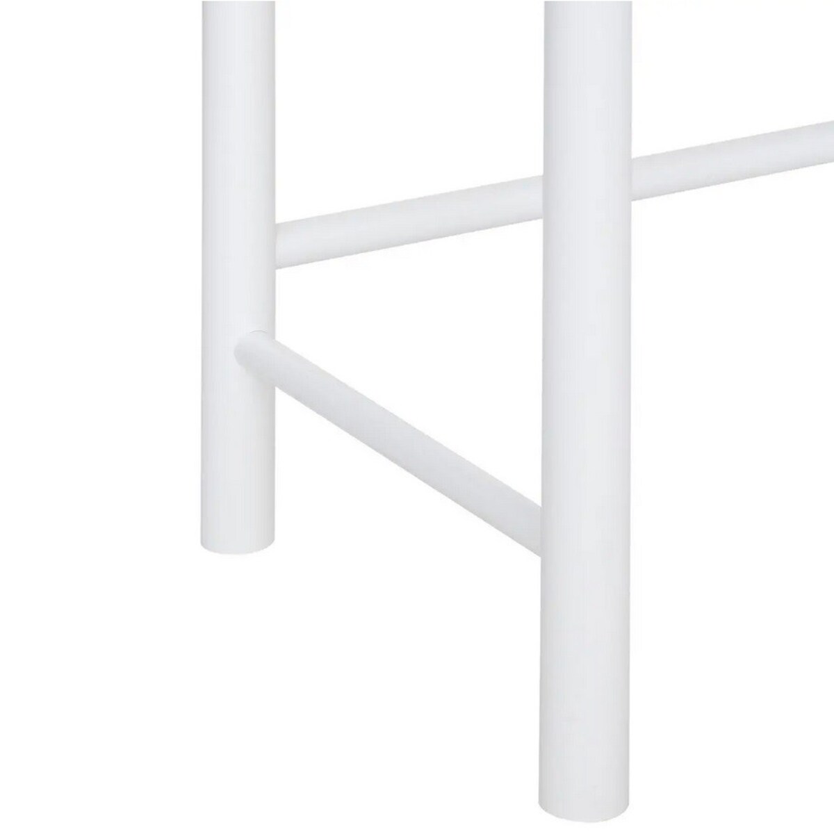 Konsola biała z plecionką wiedeńską Calabasas 110 cm