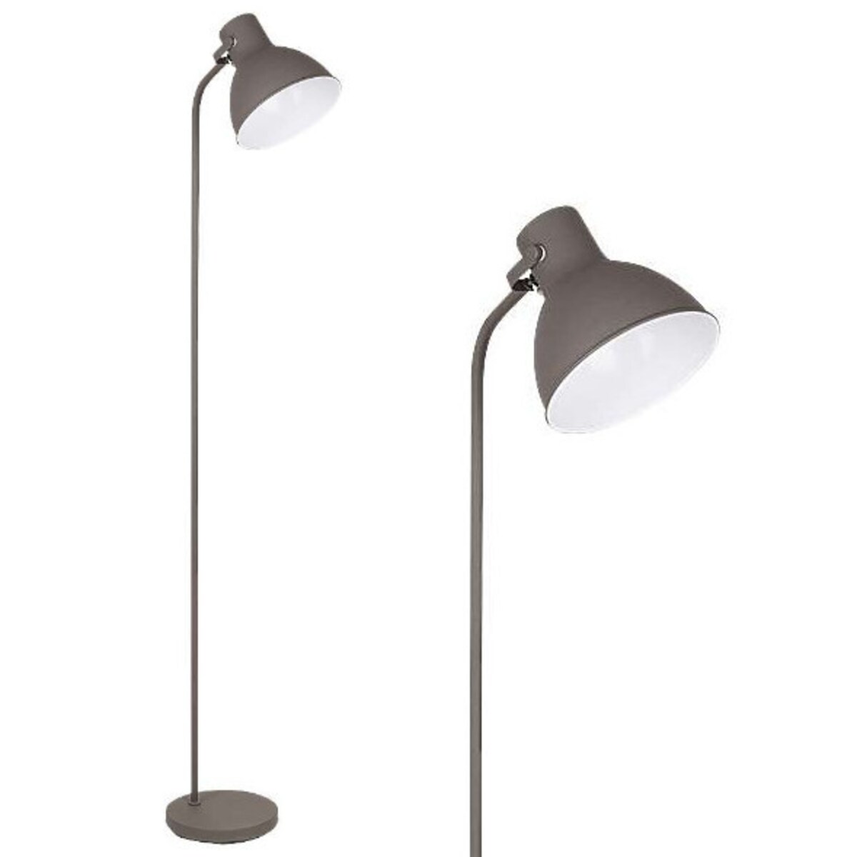 LAMPA podłogowa DEREK 4329 Rabalux stojąca OPRAWA do salonu szara