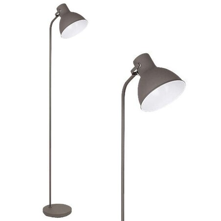 LAMPA podłogowa DEREK 4329 Rabalux stojąca OPRAWA do salonu szara