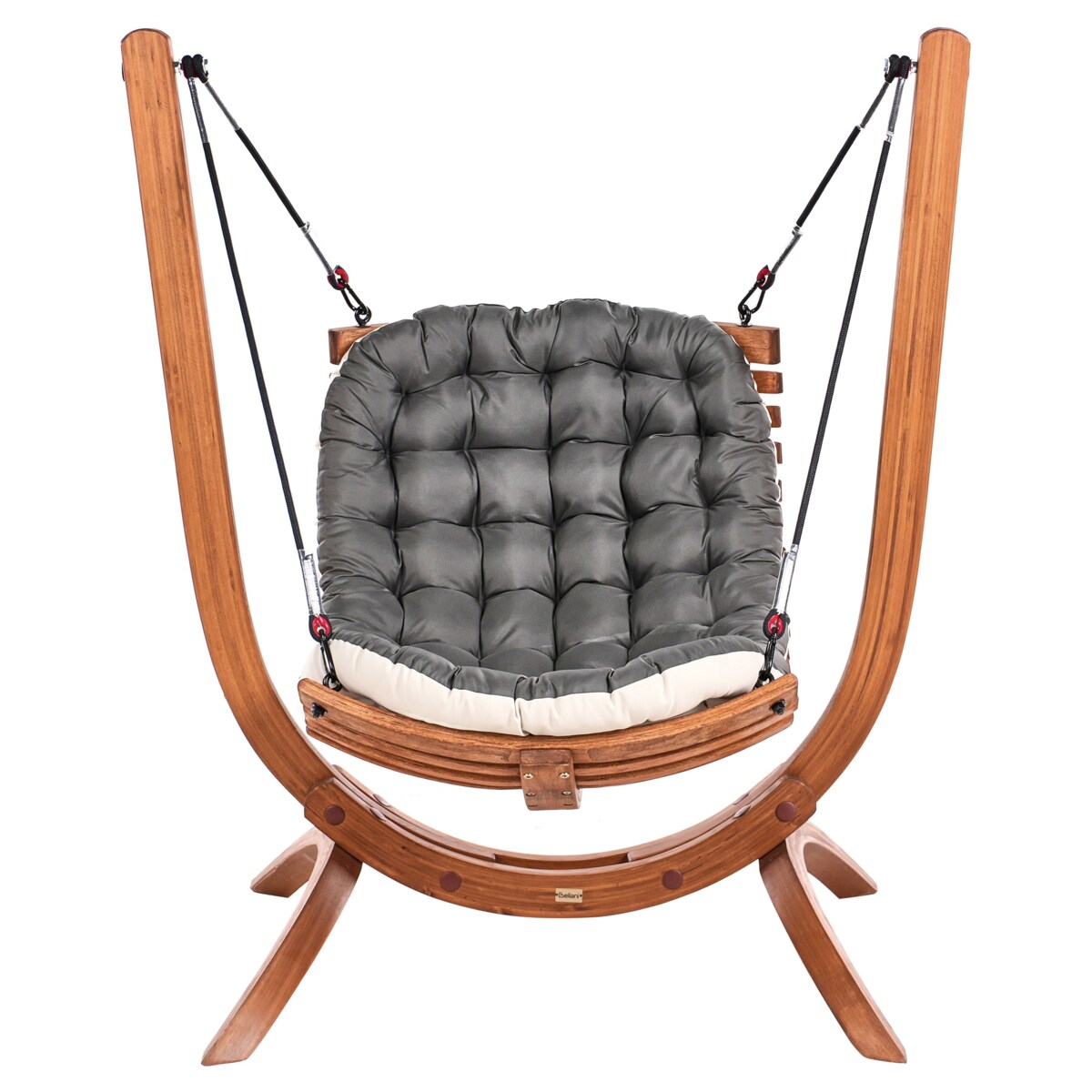 Huśtawka ogrodowa ALLISTE Drewno Brązowy