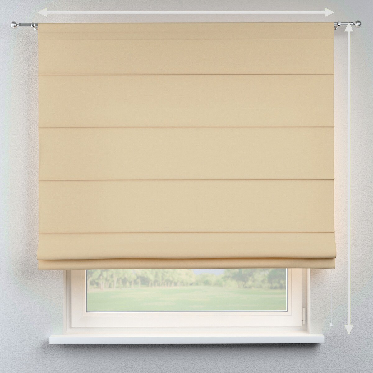 Roleta rzymska Torino 120x160 waniliowy