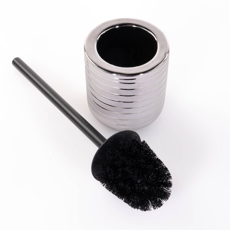 Szczotka do wc ceramiczna srebrna Easyo 280 ml