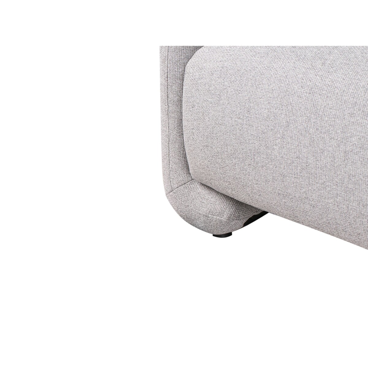 Sofa 3-osobowa szara SALAND