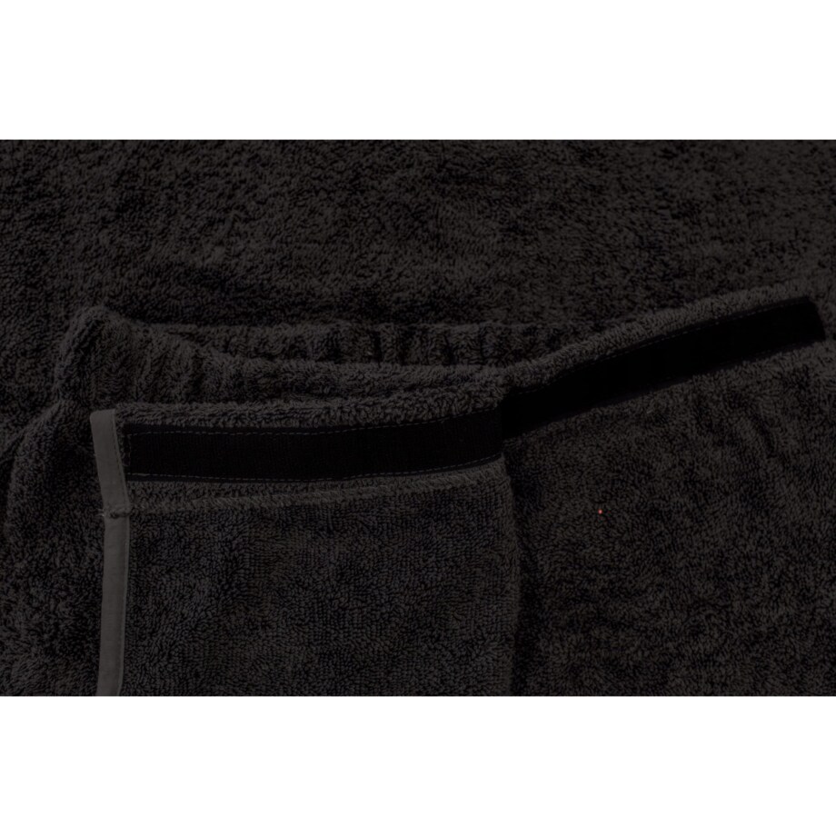 Ręcznik Kąpielowy Frotte do Sauny Pareo Damskie S/M Bawełna Spa Basen Czarn