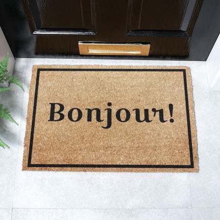 Wycieraczka Bonjour with Border
