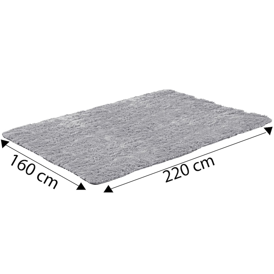 Dywan Shaggy Futrzany Pluszowy Antypoślizgowy Do Salonu Pokoju 160X220 Cm