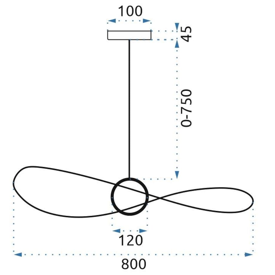 Lampa Wisząca Nowoczesna Ażurowa Led 80Cm Modern