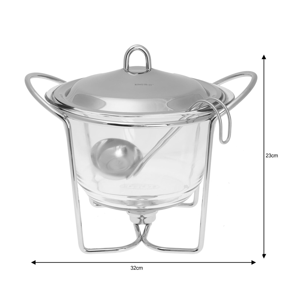 Podgrzewacz Żaroodporny Waza 4,1L Kinghoff Kh-1413