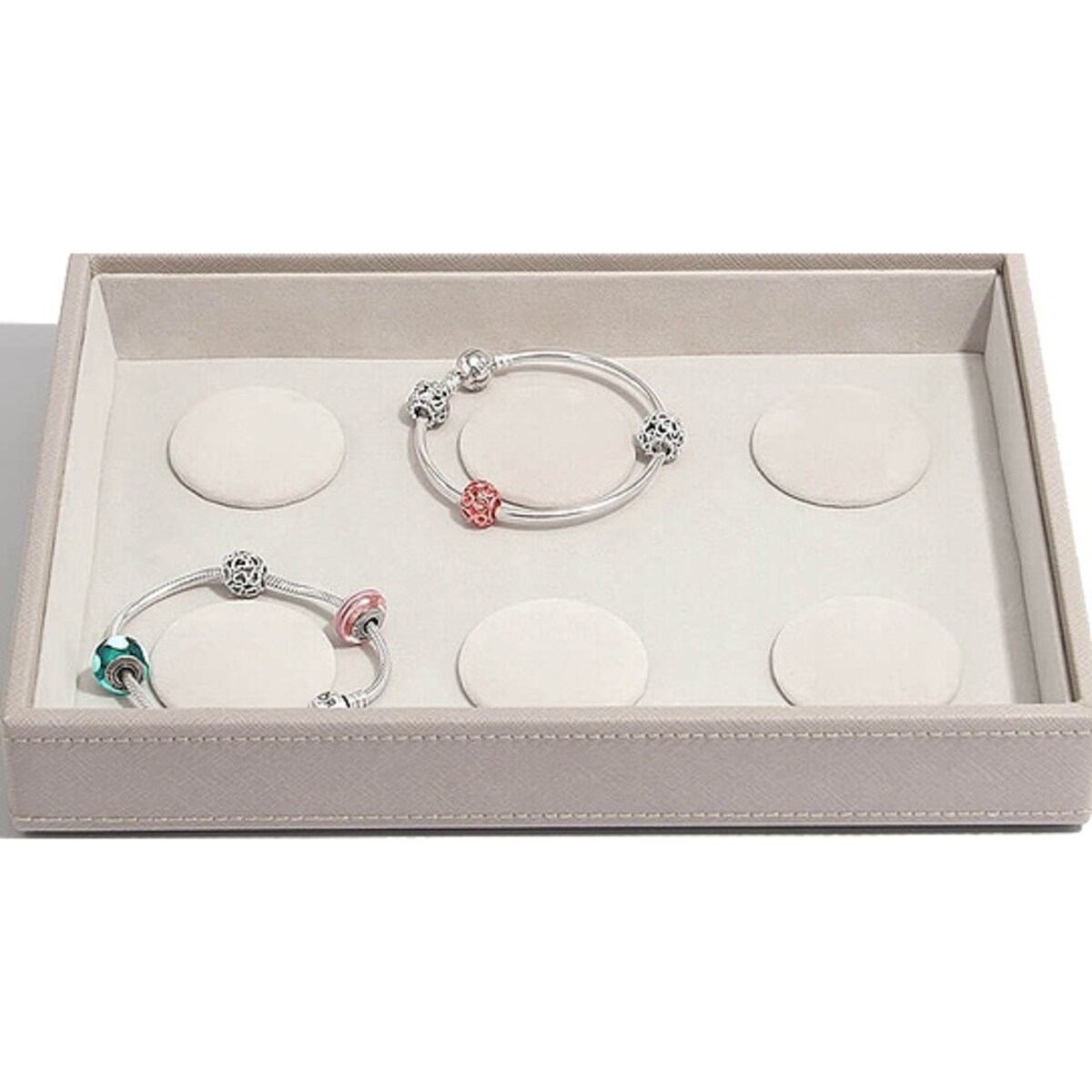 Szkatułka na bransoletki charms Stackers taupe