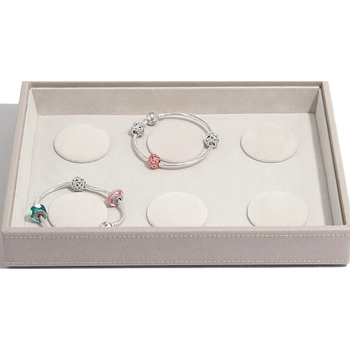 Szkatułka na bransoletki charms Stackers taupe