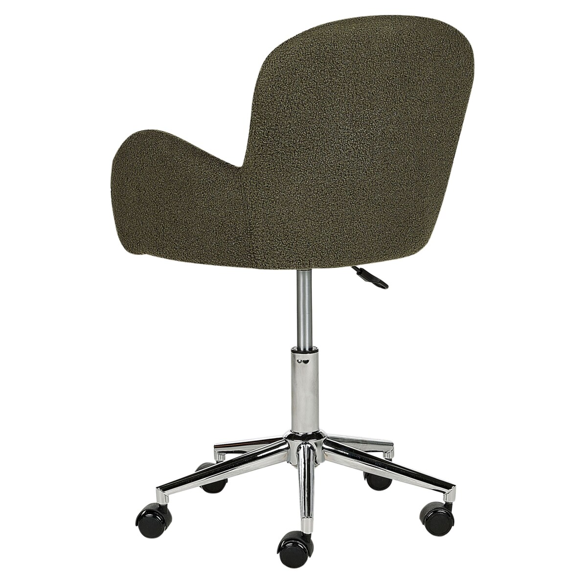 Krzesło biurowe regulowane boucle zielone PRIDDY