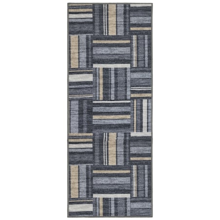 Chodnik Antypoślizgowy Vita 80x250 cm Plecionka Wielokolorowy