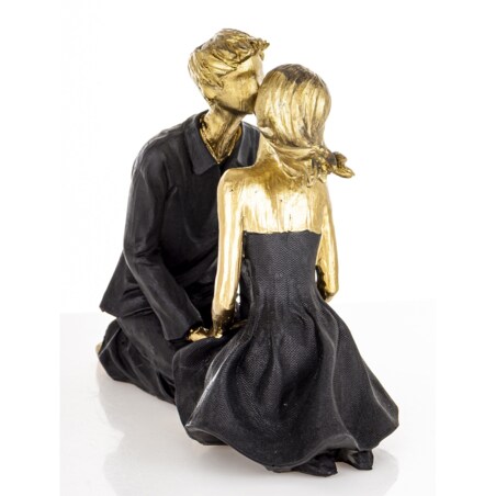 Figurki - para całujących się młodych 16x20x9 cm BACIO