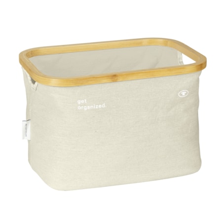 Kosz składany 2 szt. 26x38x26 cm COMPLESS beżowy