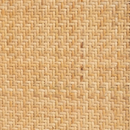 Komoda z drewna kauczukowego i plecionki Olbia 150 cm