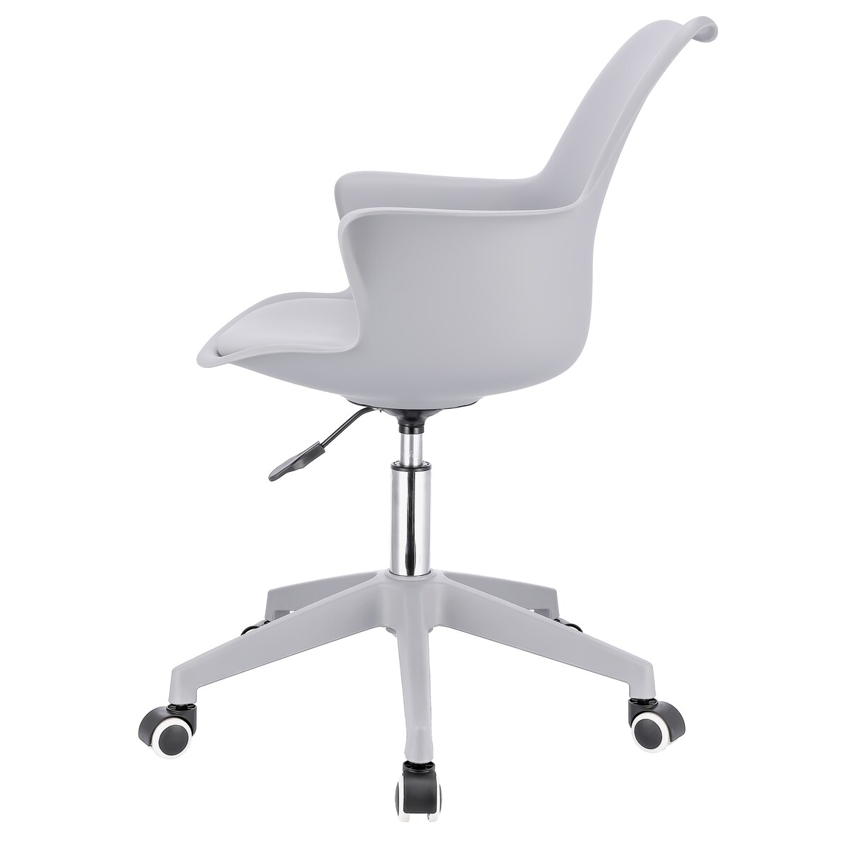 Krzesło obrotowe eleganckie INEZ szare