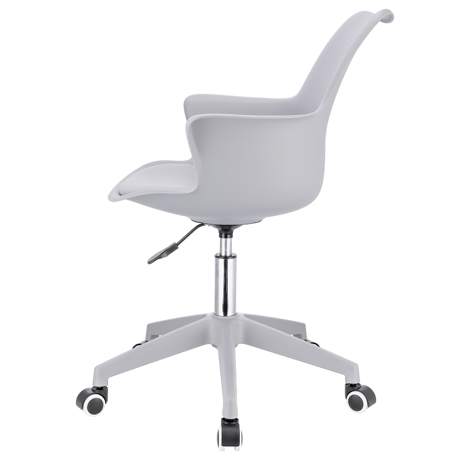 Krzesło obrotowe eleganckie INEZ szare