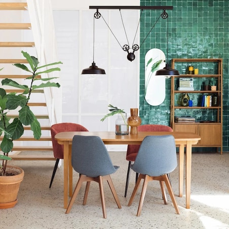 Regał biblioteka w stylu retro koniakowa Eplen