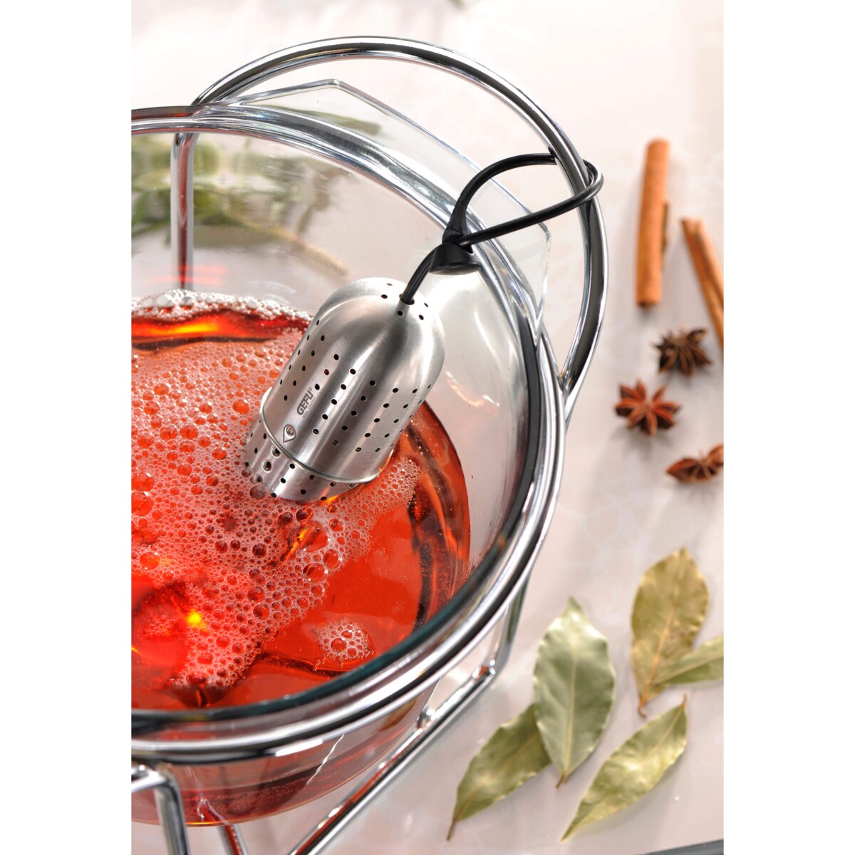 Sitko do zaparzania ziół, przypraw, stalowy zaparzacz do herbaty