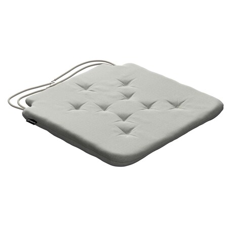 Poduszka na krzesło Olek, pastelowo miętowy welwet, 42 x 41 x 3,5 cm, Ingrid