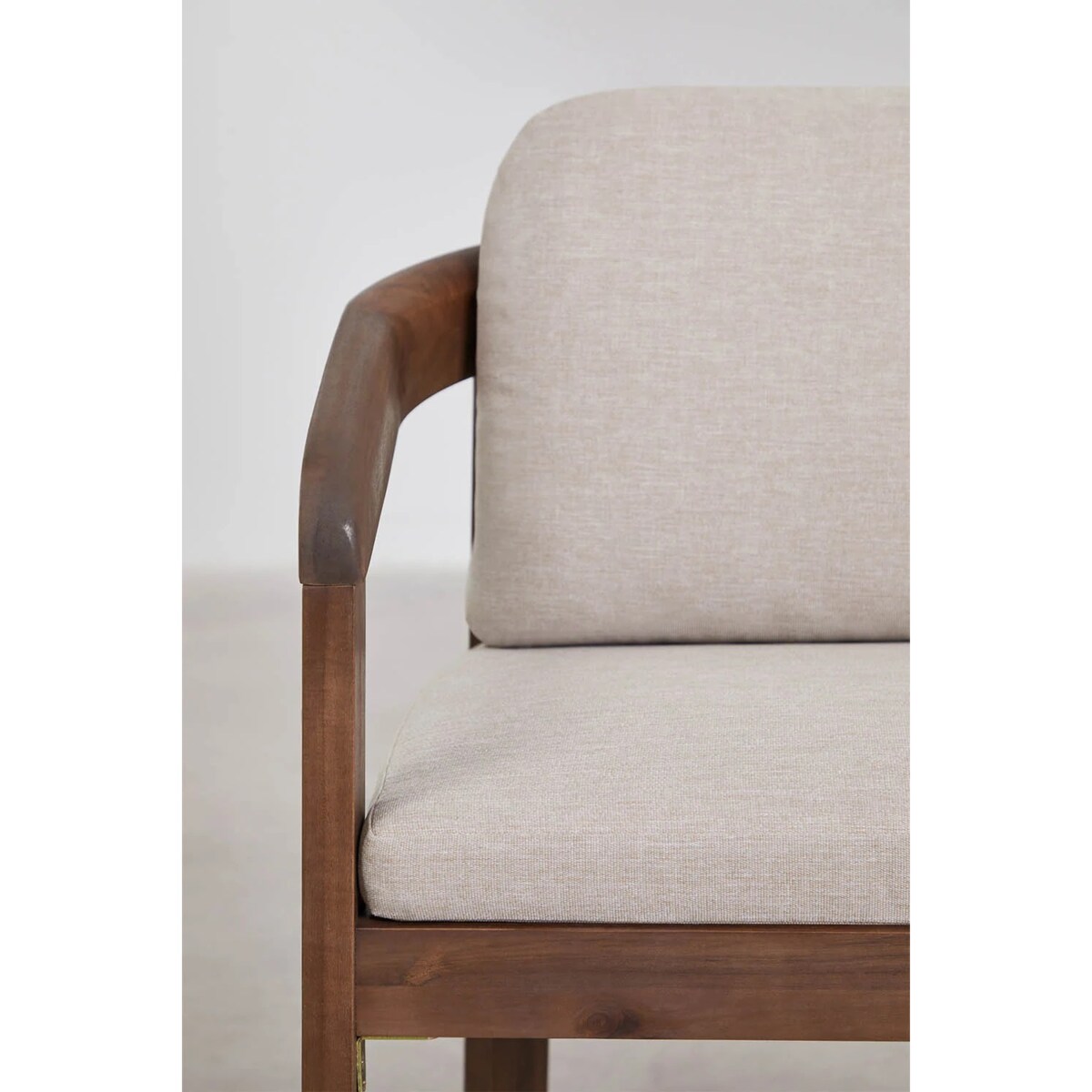 Zestaw ogrodowy: okrągły stół Ø110 cm i 4 krzesła z drewna akacjowego Uleno