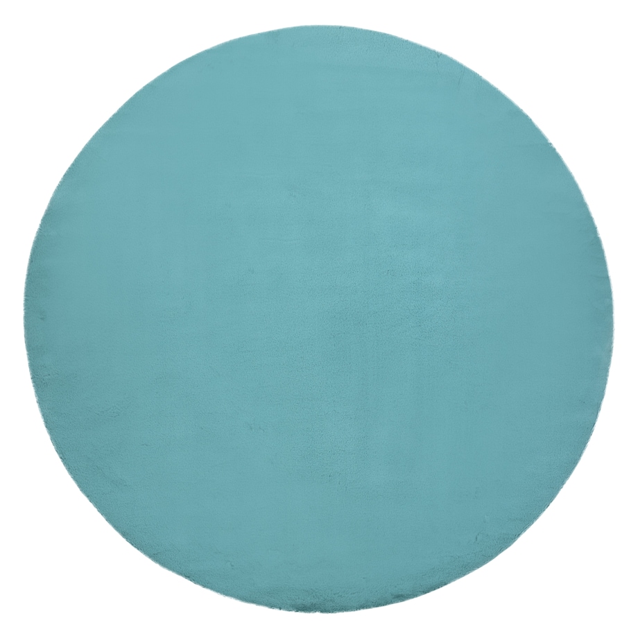 Dywan BUNNY koło aqua niebieski IMITACJA koło 120 cm