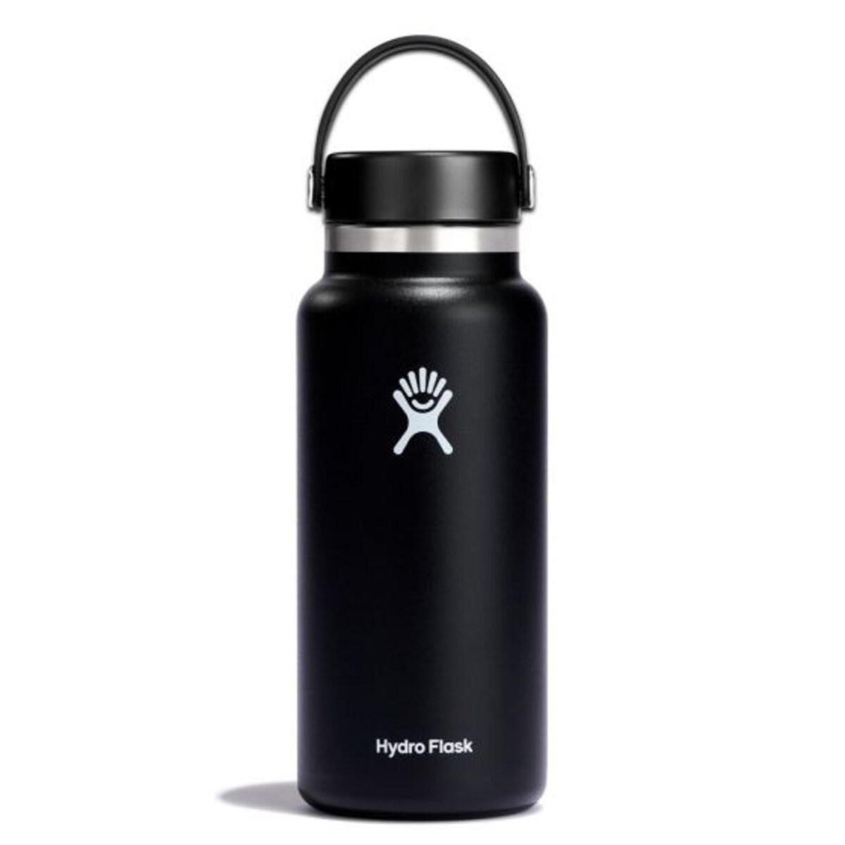 Butelka termiczna (czarna) Wide Mouth Flex Cap Hydro Flask
