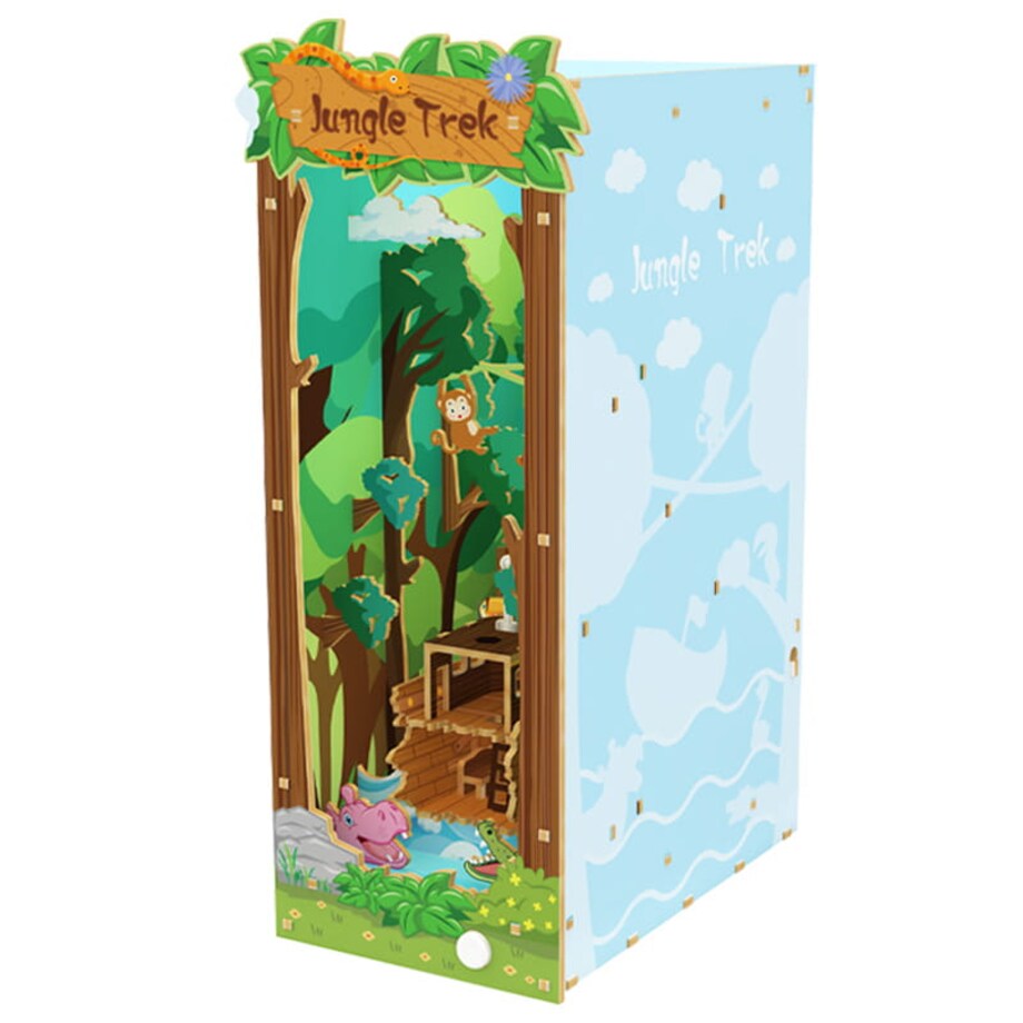Miniaturowy domek Book Nook - Sekrety dżungli