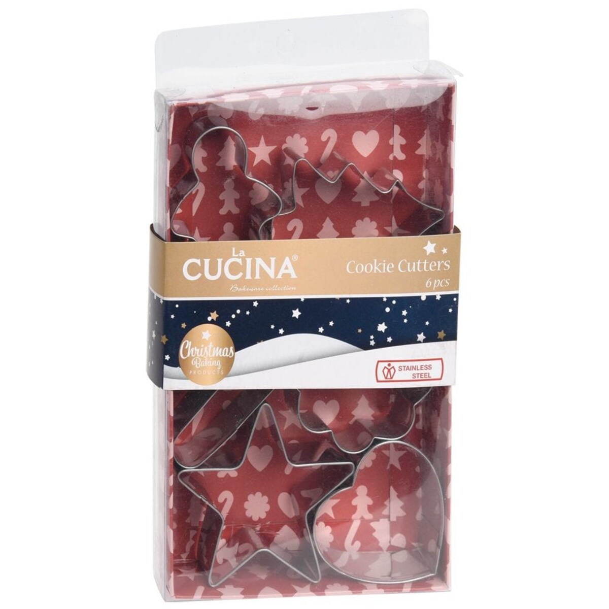 Wykrawacz Cukierniczy Stalowy Foremki do Ciastek Pierników Święta Zestaw