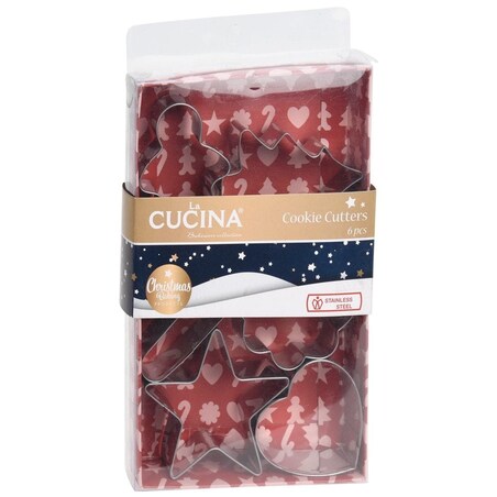 Wykrawacz Cukierniczy Stalowy Foremki do Ciastek Pierników Święta Zestaw