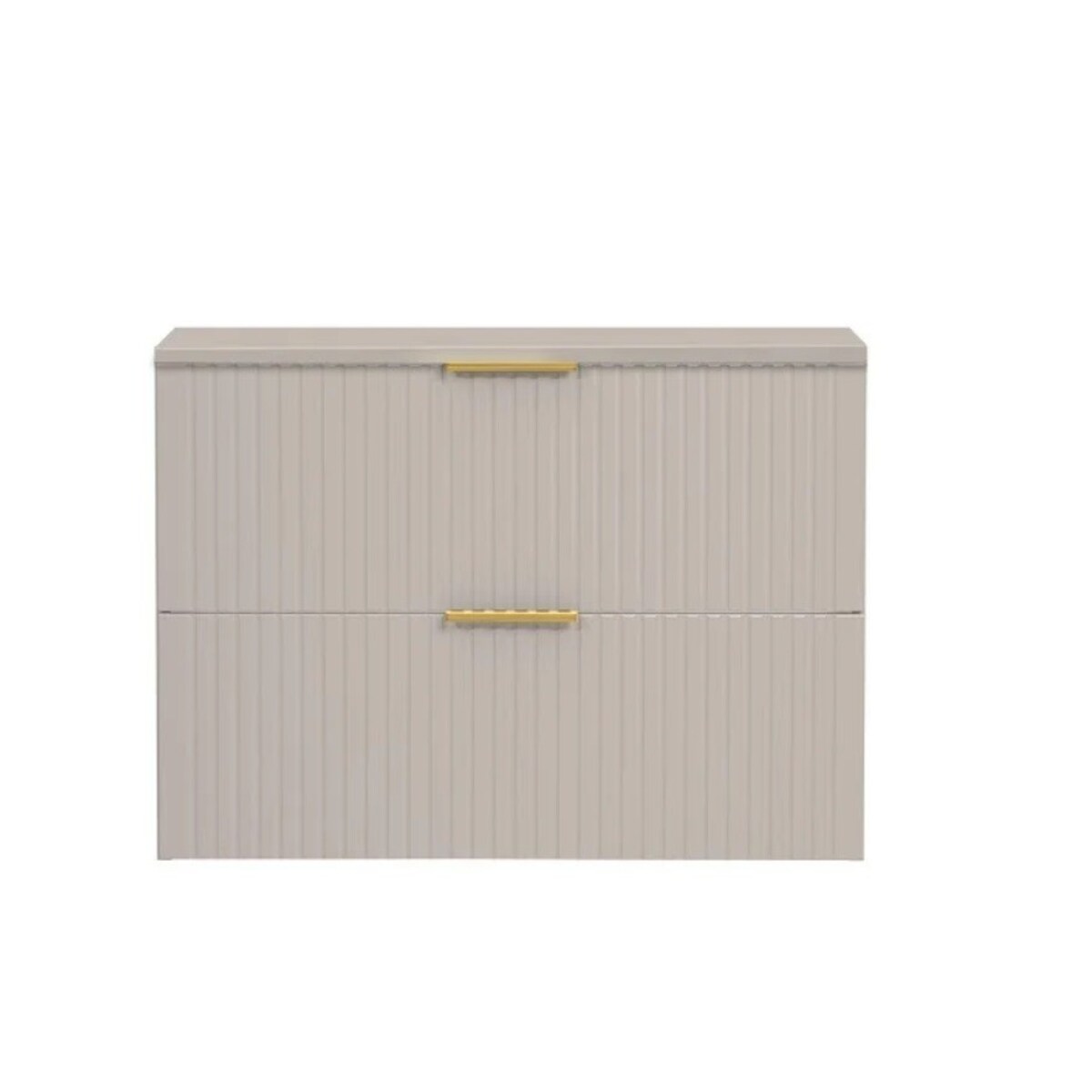 Komoda szafka łazienkowa ryflowana kaszmir Noto