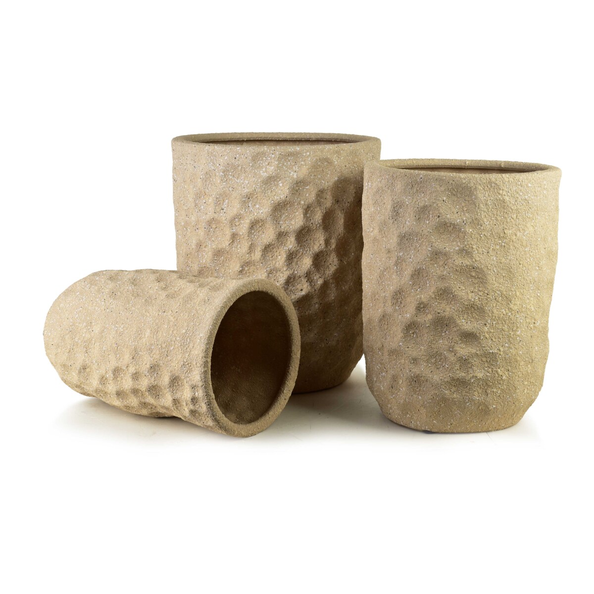 Komplet 3 osłonek ceramicznych NEVA BEIGE