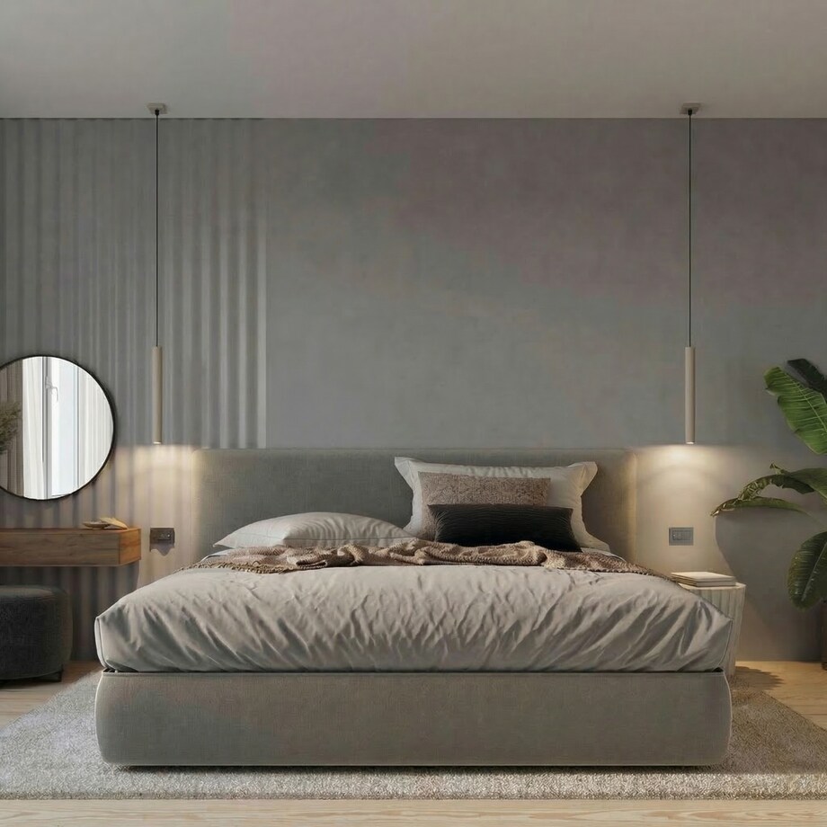 Lampa wisząca PASTELO 1 taupe