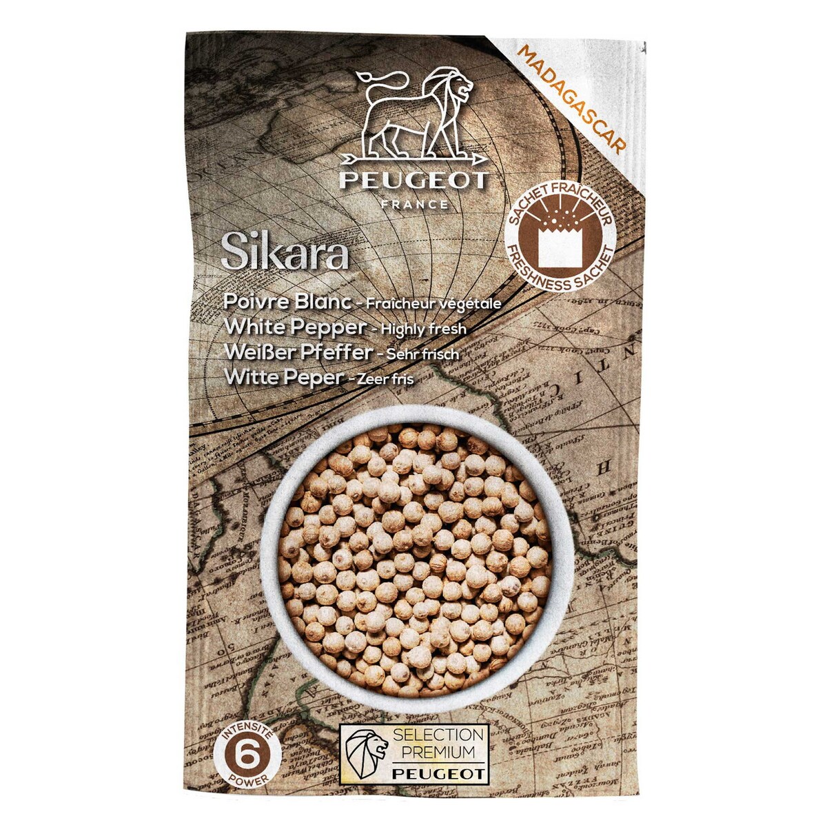 SIKARA Pieprz biały Madagaskar 60 g / PEUGEOT