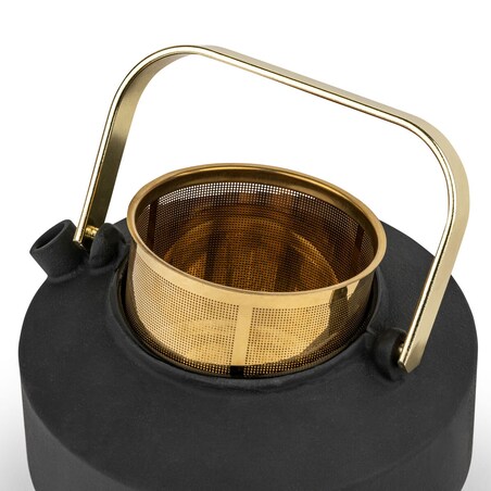 Czajnik żeliwny SHANGDONG 1 l czarny / Bredemeijer