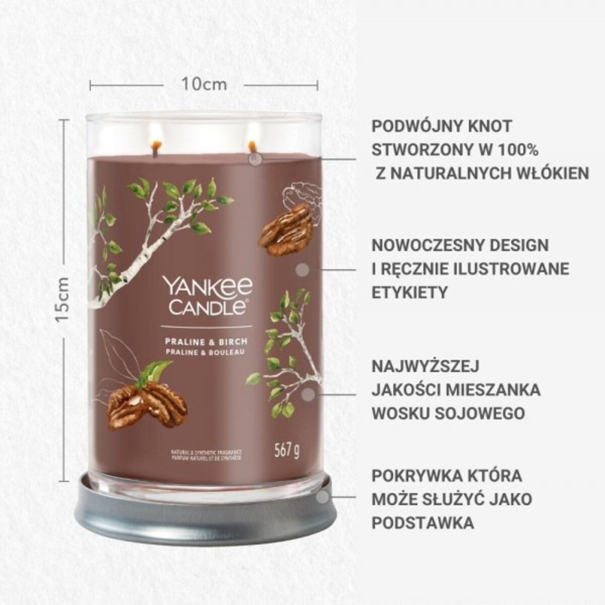 YC SIGNATURE Tumbler duży PRALINE & BIRCH