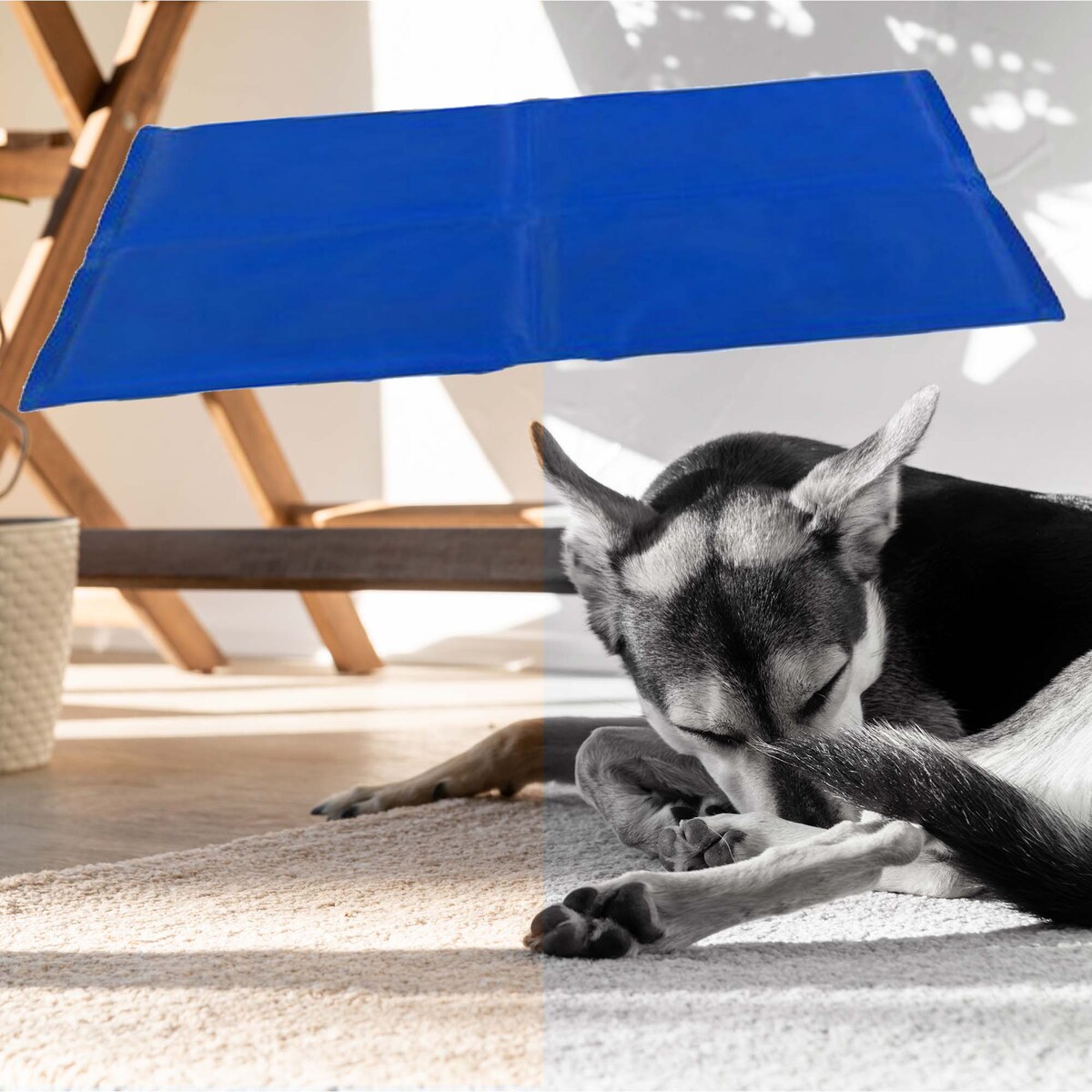 Mata Chłodząca Dla Psa Kota Duża Żelowa Polska Wodoodporna 50X90 Cm