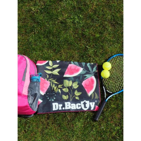 Ręcznik plażowy z mikrofibry antybakteryjny dwustronny Dr.Bacty 70x140 – Arbuz