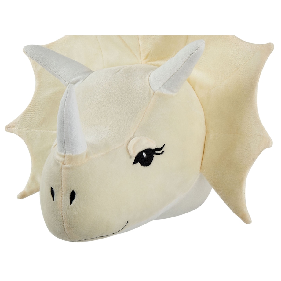 Pluszowa dekoracja ścienna dinozaur beżowa REXX