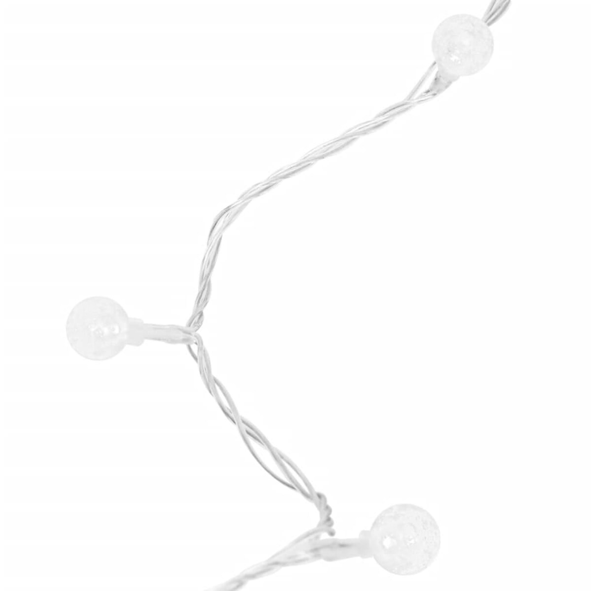 vidaXL Lampki świąteczne, 40 m, 400 diod LED, zimna biel, 8 funkcji