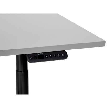 Biurko regulowane Elektryczny 120 x 72 cm Jasnoszary DESTINAS Różne rozmiary