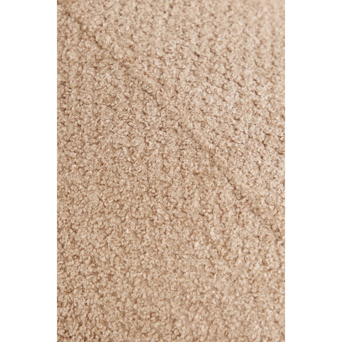 Krzesło tapicerowane Jules z podłokietnikami kawa z mlekiem