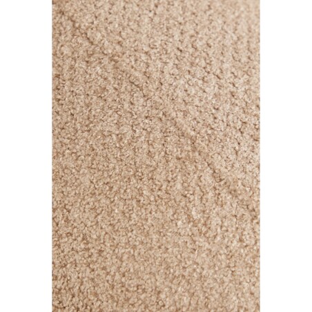 Krzesło tapicerowane Jules z podłokietnikami kawa z mlekiem