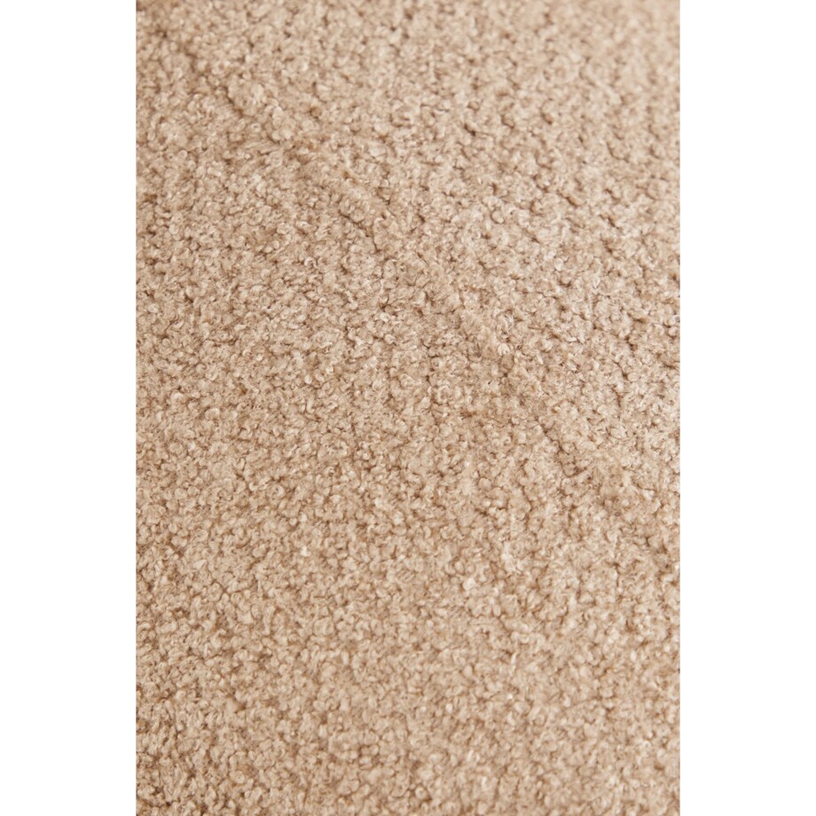 Krzesło tapicerowane Jules z podłokietnikami kawa z mlekiem