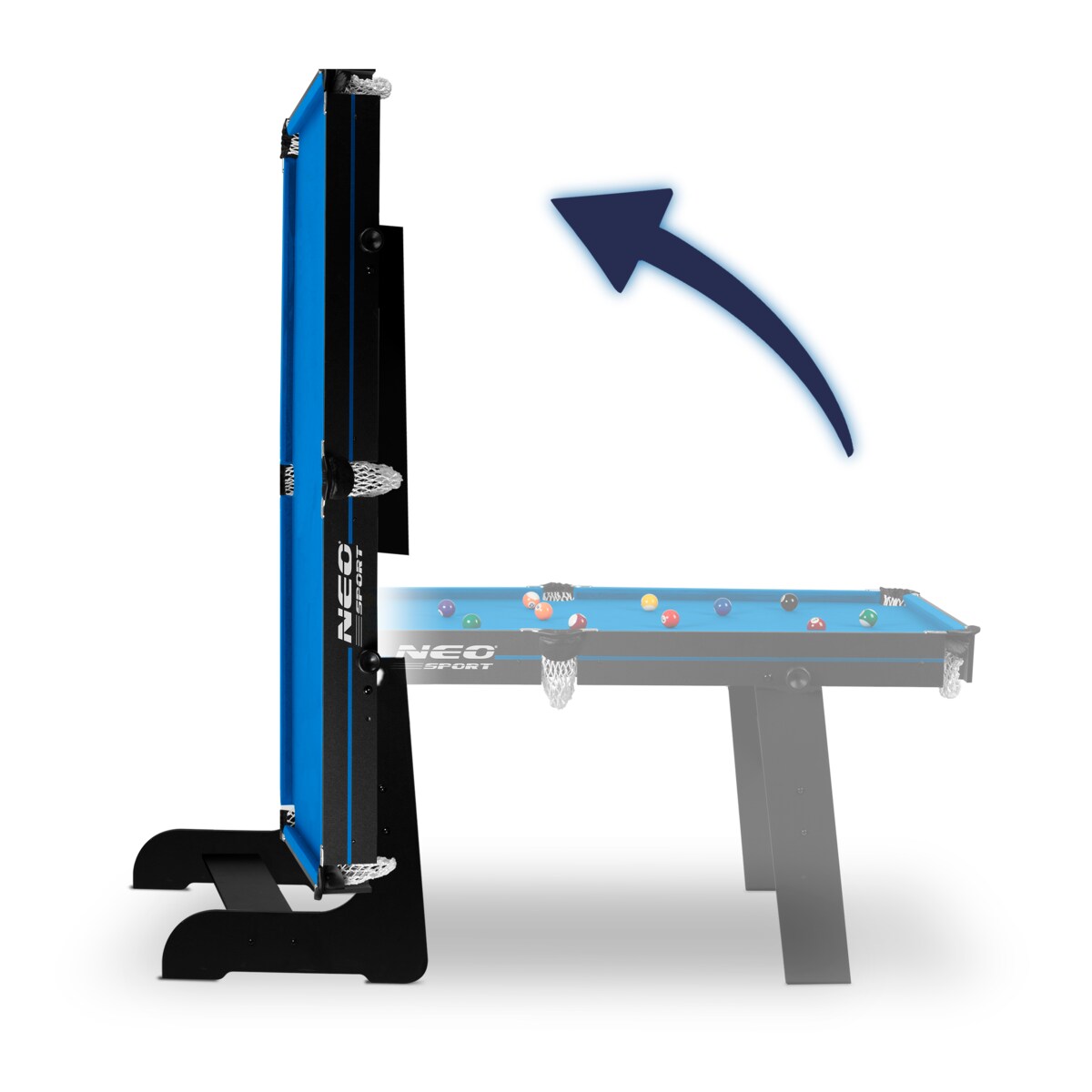 Bilard stół bilardowy zestaw duży stół do bilarda Neo-Sport 6ft 183cm