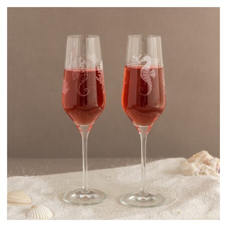 Zestaw 2 kieliszków do szampana Oceanside, Romi Bohnenberg