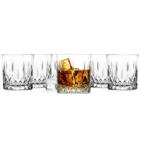 Szklanka do Whisky Brandy Niska Karbowana z Osobnym Szlifem 280 ml Glasmark